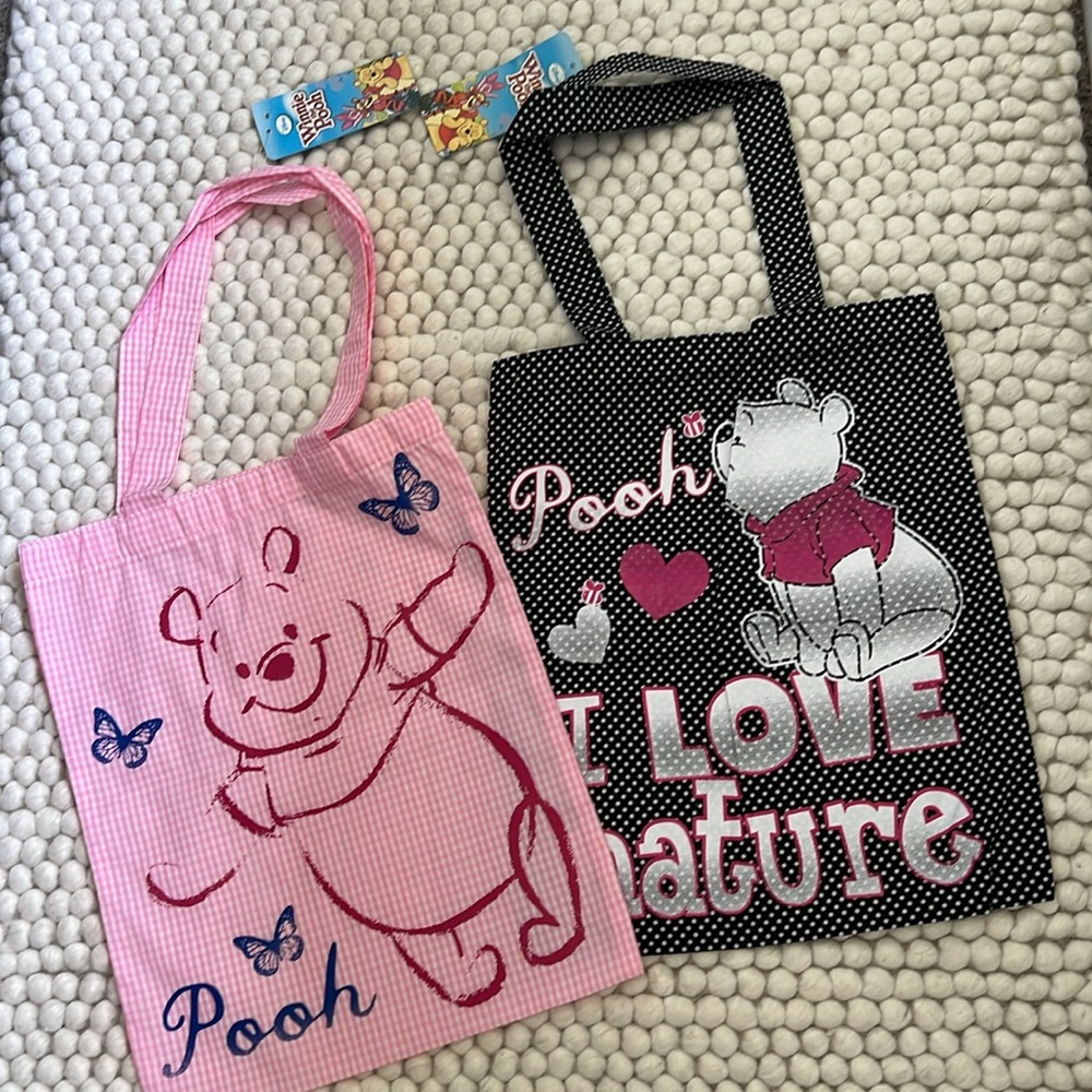 Bundle of two Winnie the Pooh tote bag